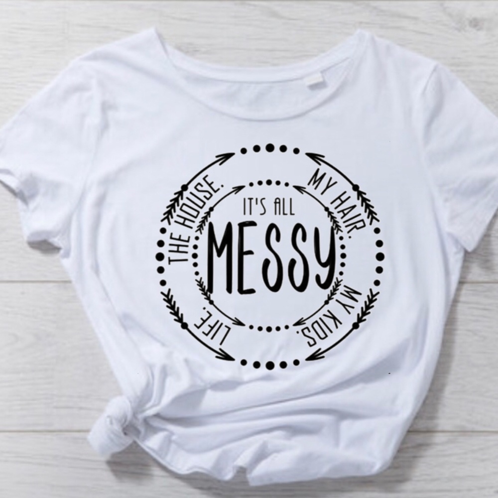 Hot mess Vinyl T-shirt